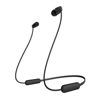 Sony WI-C200 Zestaw słuchawkowy Bezprzewodowy Douszny, Opaska na szyję Połączenia muzyka Bluetooth Czarny