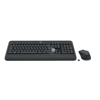 Logitech Advanced MK540 klawiatura Dołączona myszka USB QWERTY British English Czarny, Biały