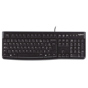 Logitech Keyboard K120 for Business klawiatura USB AZERTY Belgijski Czarny