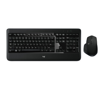 Logitech MX900 Performance Keyboard and Mouse Combo klawiatura Dołączona myszka USB QWERTZ Niemiecki Czarny