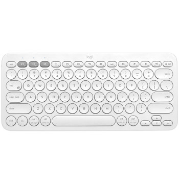 Logitech K380 Multi-Device klawiatura Bluetooth QWERTZ Niemiecki Biały
