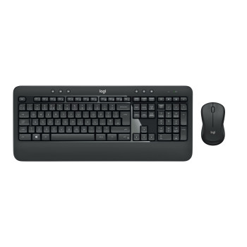 Logitech Advanced MK540 klawiatura Dołączona myszka USB QWERTZ Niemiecki Czarny, Biały