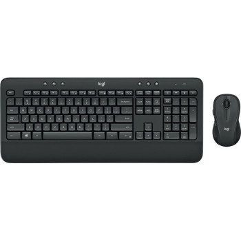 Logitech Advanced MK545 klawiatura Dołączona myszka RF Wireless Angielski Czarny