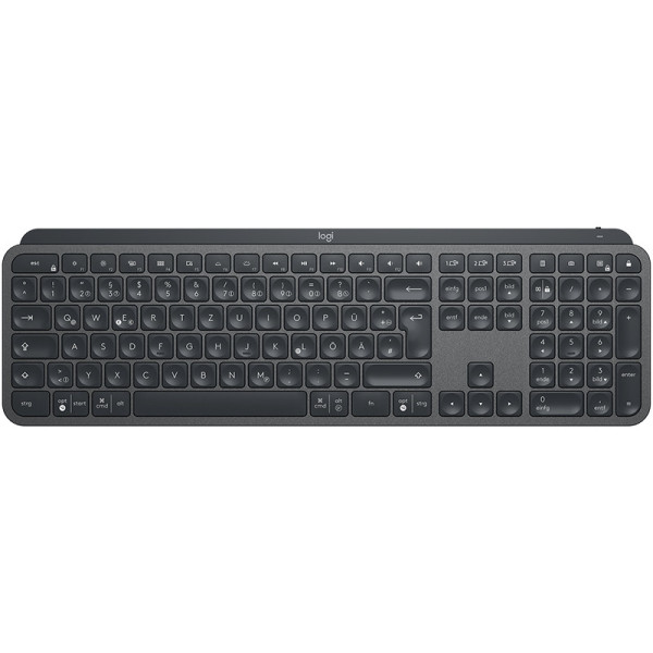 Logitech MX Keys klawiatura RF Wireless + Bluetooth QWERTZ Niemiecki Grafitowy Logitech MX Keys klawiatura RF Wireless + Bluetooth QWERTZ Niemiecki Grafitowy