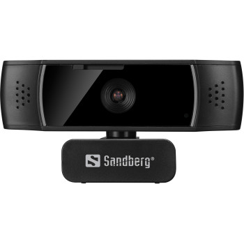 Sandberg USB Webcam Autofocus DualMic kamera internetowa 2,07 MP 1920 x 1080 px USB 2.0 Czarny