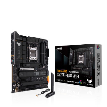 ASUS TUF GAMING X670E-PLUS WIFI AMD X670 Gniazdo AM5 ATX