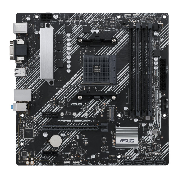 ASUS PRIME A520M-A II AMD A520 Socket AM4 micro ATX ASUS PRIME A520M-A II AMD A520 Socket AM4 micro ATX