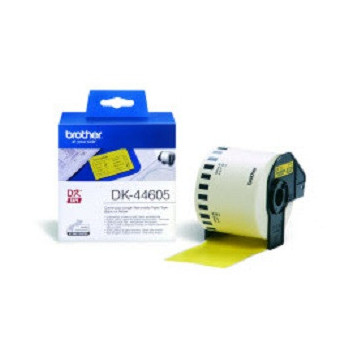 Brother DK-44605 Continuous Removable Yellow Paper Tape (62mm) Żółty