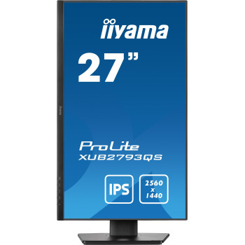 iiyama ProLite XUB2793QS-B1 monitor komputerowy 68,6 cm (27") 2560 x 1440 px Wide Quad HD LED Czarny