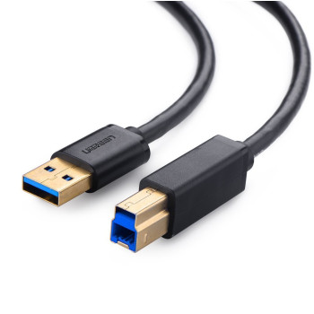 Ugreen 10372 kabel USB 2 m USB 3.2 Gen 1 (3.1 Gen 1) USB A USB B Czarny