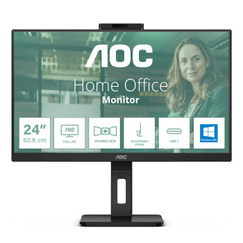 AOC 24P3CW monitor komputerowy 60,5 cm (23.8") 1920 x 1080 px Full HD LED Czarny