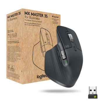 Logitech MX Master 3s for Business myszka Po prawej stronie RF Wireless + Bluetooth Laser 8000 DPI