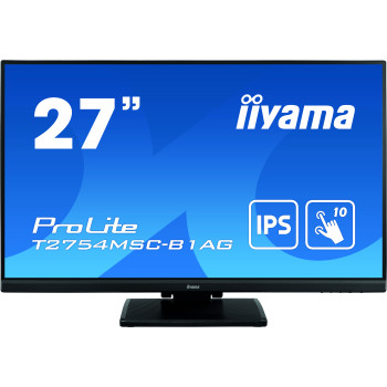 iiyama ProLite T2754MSC-B1AG monitor komputerowy 68,6 cm (27") 1920 x 1080 px Full HD LED Ekran dotykowy Przeznaczony dla wielu