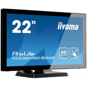 iiyama ProLite T2236MSC 54,6 cm (21.5") 1920 x 1080 px Full HD LED Ekran dotykowy Czarny