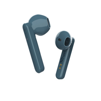 Trust Primo Zestaw słuchawkowy True Wireless Stereo (TWS) Douszny Połączenia muzyka Bluetooth Niebieski