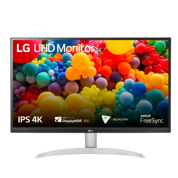 LG 27UP600P-W.BEU LED display 68,6 cm (27") 3840 x 2160 px 4K Ultra HD Czarny