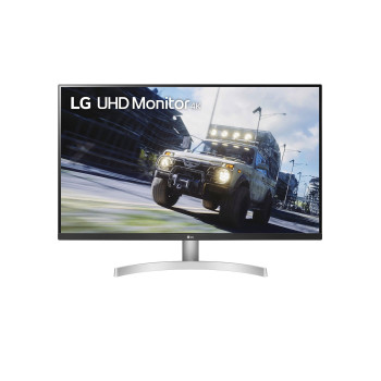 LG 32UN500P-W monitor komputerowy 80 cm (31.5") 3840 x 2160 px 4K Ultra HD Srebrny, Biały
