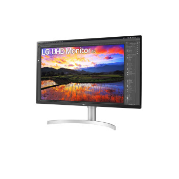 LG 32UN650P-W 80 cm (31.5") 3840 x 2160 px 4K Ultra HD LED Srebrny