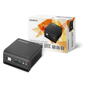 Gigabyte GB-BMPD-6005 komputer typu barebone Czarny N6005 2 GHz