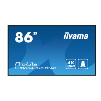 iiyama ProLite To Be Updated 2,17 m (85.6") 3840 x 2160 px 4K Ultra HD LED Czarny