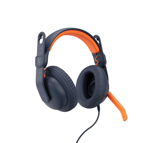 Logitech Zone Learn Zestaw słuchawkowy Przewodowa Opaska na głowę Edukacja Niebieski, Pomarańczowy Logitech Zone Learn Zestaw słuchawkowy Przewodowa Opaska na głowę Edukacja Niebieski, Pomarańczowy