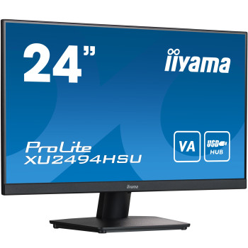 iiyama ProLite XU2494HSU-B2 monitor komputerowy 60,5 cm (23.8") 1920 x 1080 px Full HD LED Czarny