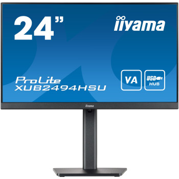 iiyama ProLite XUB2494HSU-B2 monitor komputerowy 60,5 cm (23.8") 1920 x 1080 px Full HD LED Czarny