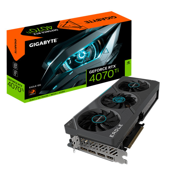 Gigabyte GeForce RTX 4070 Ti EAGLE 12G NVIDIA 12 GB GDDR6X Gigabyte GeForce RTX 4070 Ti EAGLE 12G NVIDIA 12 GB GDDR6X