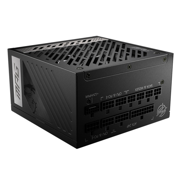 MSI MPG A1000G PCIE5 moduł zasilaczy 1000 W 20+4 pin ATX ATX Czarny MSI MPG A1000G PCIE5 moduł zasilaczy 1000 W 20+4 pin ATX ATX Czarny