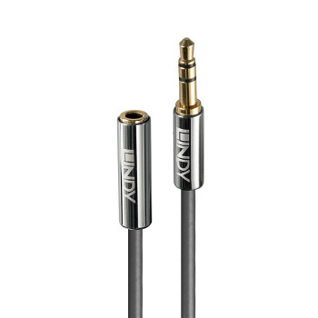 Lindy 35326 kabel audio 0,5 m 3.5mm Antracyt
