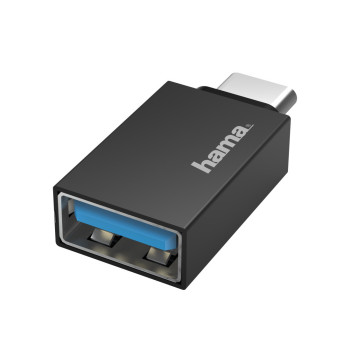 Hama 00200311 zmieniacz płci   kabli USB Type-C USB Typu-A Czarny