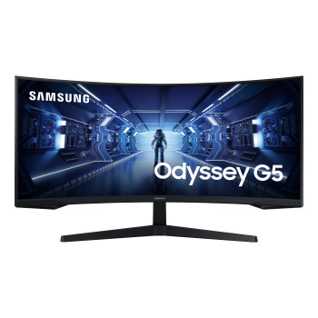 Samsung Odyssey C34G55TWWP 86,4 cm (34") 3440 x 1440 px UltraWide Dual Quad HD LED Czarny