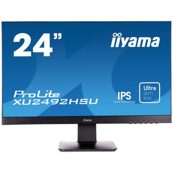 iiyama ProLite XU2492HSU 60,5 cm (23.8") 1920 x 1080 px Full HD LED Czarny