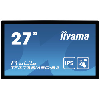iiyama ProLite TF2738MSC-B2 monitor komputerowy 68,6 cm (27") 1920 x 1080 px Full HD LED Ekran dotykowy Przeznaczony dla wielu