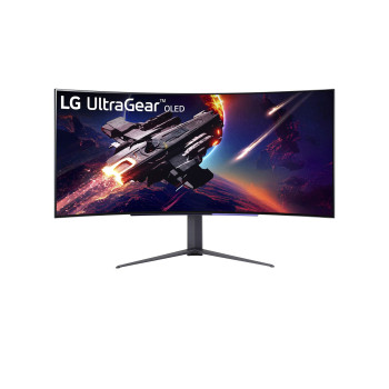 LG 45GR95QE-B monitor komputerowy 113 cm (44.5") 3440 x 1440 px Wide Quad HD OLED Czarny