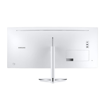 Samsung C34J791WTP 86,4 cm (34") 3440 x 1440 px UltraWide Quad HD QLED Srebrny, Biały