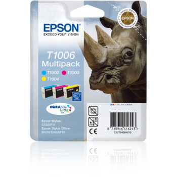 Epson Rhino Multipack 3-kolorowy T1006 DURABrite Ultra Ink
