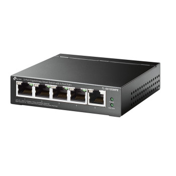 TP-Link TL-SG105MPE łącza sieciowe L2 Gigabit Ethernet (10 100 1000) Obsługa PoE Czarny