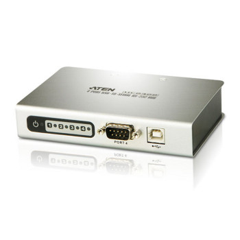 ATEN UC2324-AT huby i koncentratory USB 2.0 Type-B 0,115 Mbit s Metaliczny