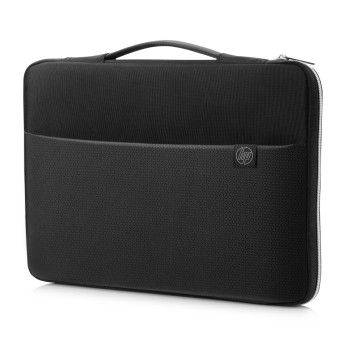 HP 14" Carry Sleeve Black Silver torba na notebooka 35,6 cm (14") Etui kieszeniowe Czarny, Srebrny