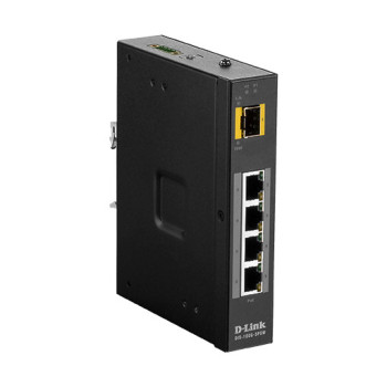 D-Link DIS‑100G‑5PSW Nie zarządzany L2 Gigabit Ethernet (10 100 1000) Obsługa PoE Czarny