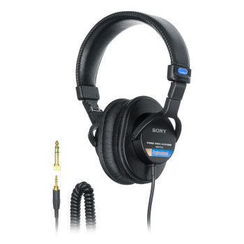 Sony MDR7506 słuchawki zestaw słuchawkowy Przewodowa Opaska na głowę Scena studio Czarny