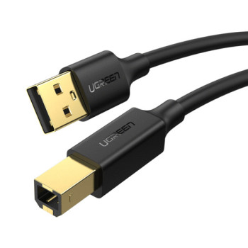 Ugreen 10352 kabel USB 3 m USB 2.0 USB A USB B Czarny