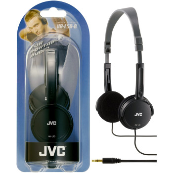 JVC HA-L50-B słuchawki zestaw słuchawkowy Przewodowa Opaska na głowę Muzyka Czarny