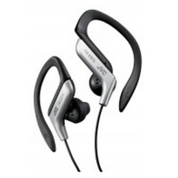JVC HA-EB75 Słuchawki Przewodowa Nauszny Sport Czarny, Srebrny
