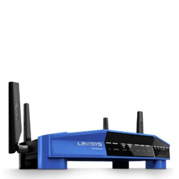 Linksys WRT3200ACM router bezprzewodowy Gigabit Ethernet Dual-band (2.4 GHz 5 GHz) 4G Czarny, Niebieski