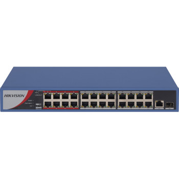 Hikvision Digital Technology DS-3E0326P-E M(B) łącza sieciowe L2 Fast Ethernet (10 100) Obsługa PoE Szary