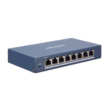 Hikvision Digital Technology DS-3E1508-EI łącza sieciowe Gigabit Ethernet (10 100 1000) Niebieski