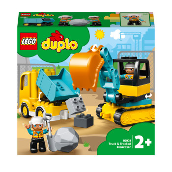 LEGO DUPLO Truck & Tracked Excavator 10931