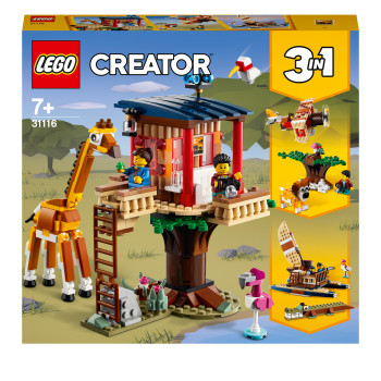 LEGO Creator 3-in-1 Safari Wildlife Tree House 31116